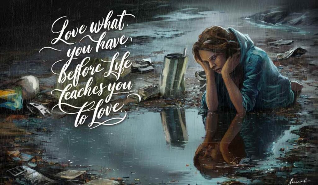 Understanding The Essence Of "Love What You Have, Before Life Teaches You To Love- Tymoff"